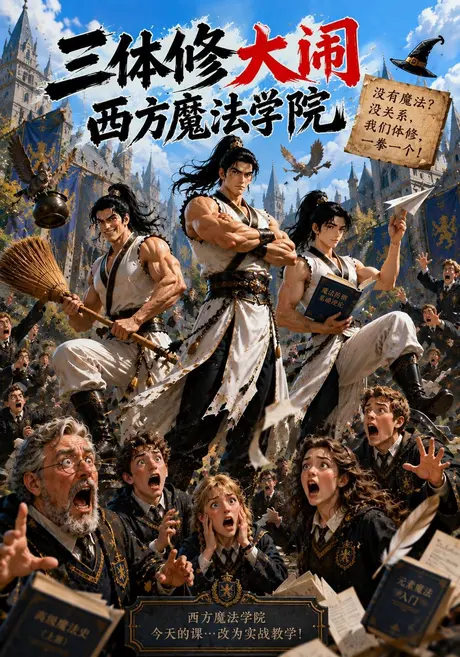 三体修大闹西方魔法学院(60集)AI短剧 (2026) 三体修大闹西方魔法学院(60集)AI短剧 (2026)