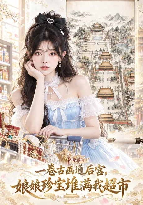 一卷古画通后宫，娘娘珍宝堆满我超市（70集）AI短剧 (2026)