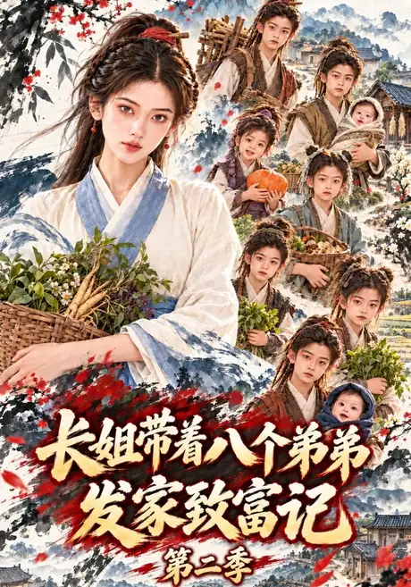 长姐带着八个弟弟发家致富记第二季(125集)AI短剧 (2026) 长姐带着八个弟弟发家致富记第二季(125集)AI短剧 (2026)