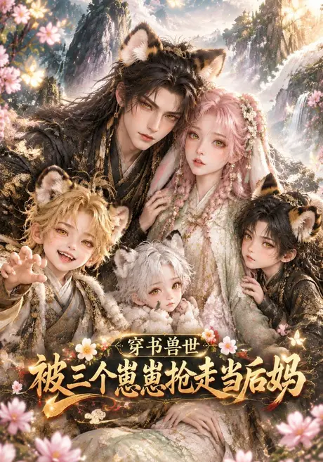 穿书兽世，被三个崽崽抢走当后妈（97集）AI短剧 (2026)