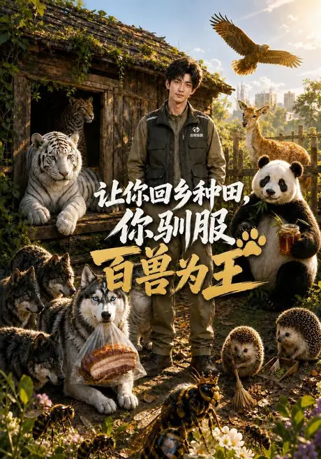让你回乡种田,你驯服百兽为王(84集)AI短剧 (2026) 让你回乡种田,你驯服百兽为王(84集)AI短剧 (2026)