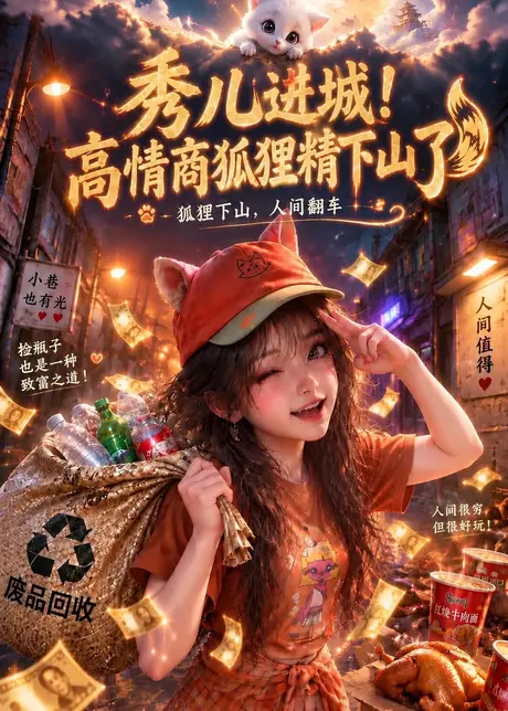 秀儿进城！高情商狐狸精下山了（135集）AI短剧 (2026)