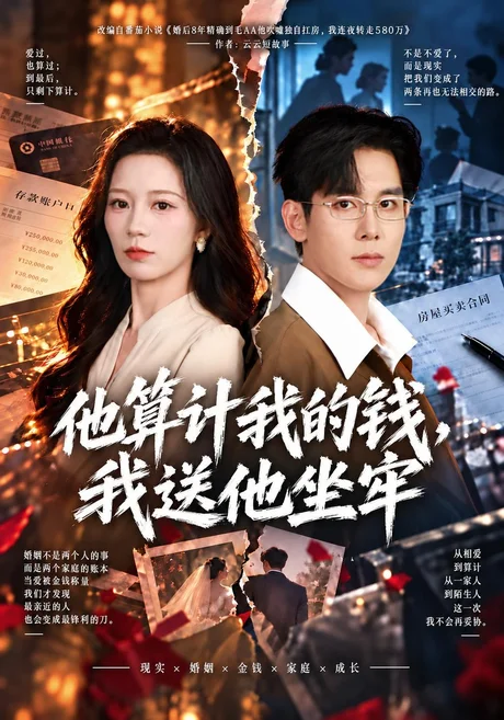他算计我的钱,我送他坐牢(40集)何怡婷&高玮&黄俊&周瑜 (2026) 他算计我的钱,我送他坐牢(40集)何怡婷&高玮&黄俊&周瑜 (2026)