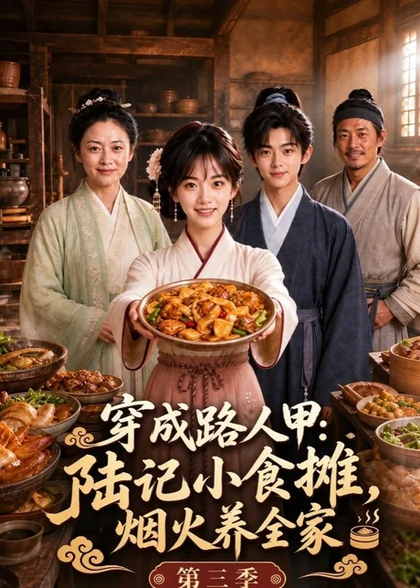 穿成路人甲:陆记小食摊,烟火养全家第三季(105集)AI短剧 (2026) 穿成路人甲:陆记小食摊,烟火养全家第三季(105集)AI短剧 (2026)